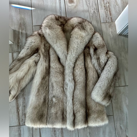 Genuine fox fur coat - Picture 4 of 6